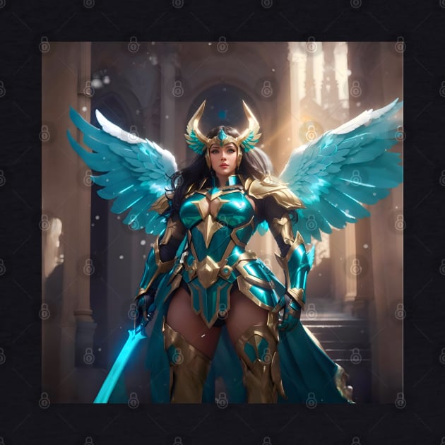 Warrior Of Avalon: Winged Guardian Of The Heavenly City by Diador